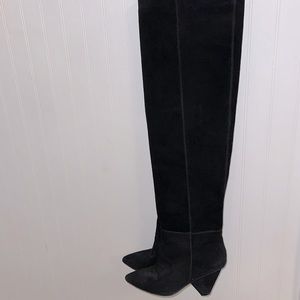 Jeffrey Campbell Senita Knee High Suede Boots